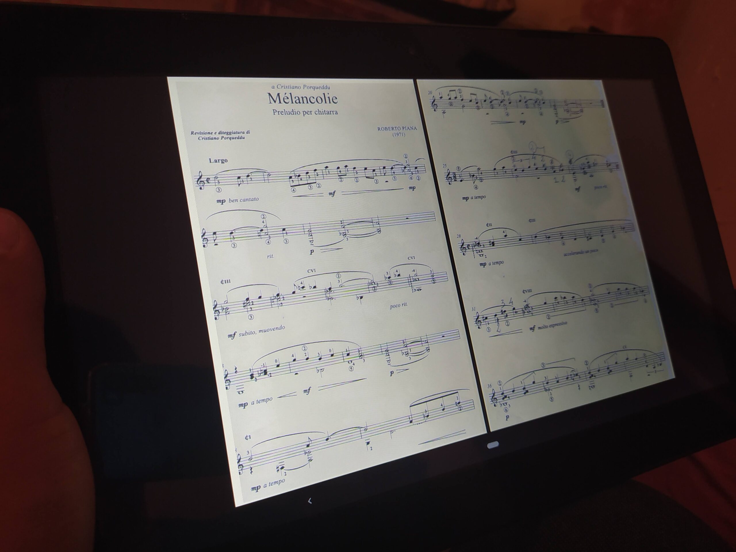 Leggere la musica con il Tablet Hannspree Hannspad 133 Titan 2