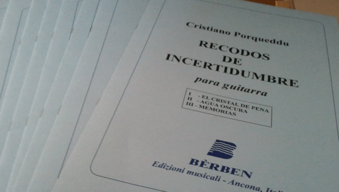 Ricevute le copie di Recodos de Incertidumbre da Bèrben