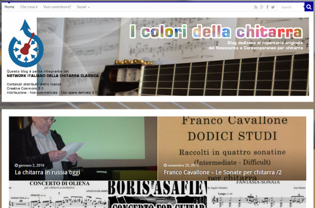 I colori della chitarra | Blog sul repertorio del Novecento e Contemporaneo