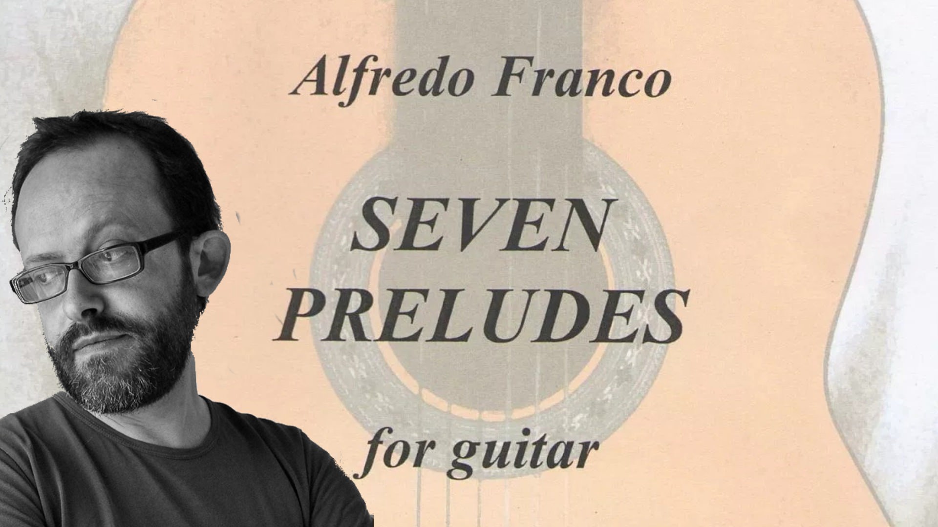 Registrazione dei Sette Preludi per chitarra di Alfredo Franco