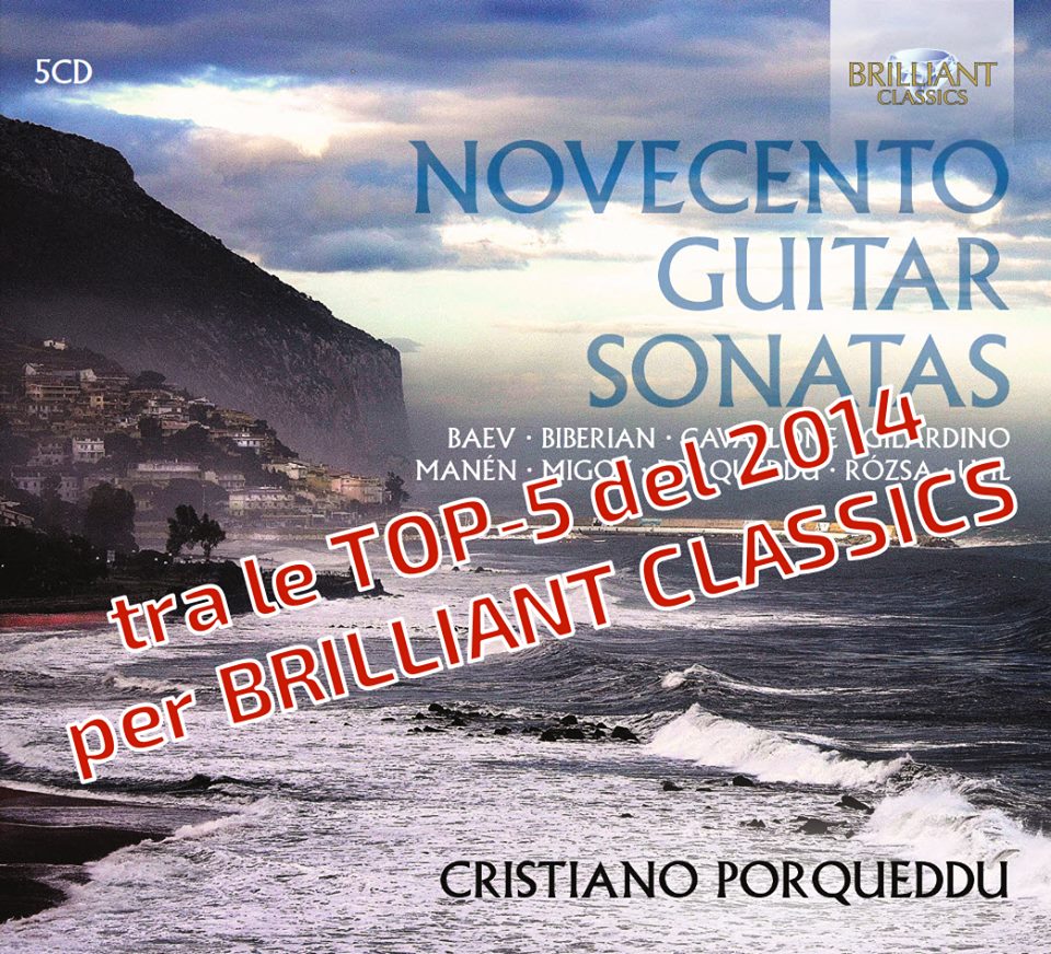 Novecento Guitar Sonatas tra le top-5 di Brilliant Classics