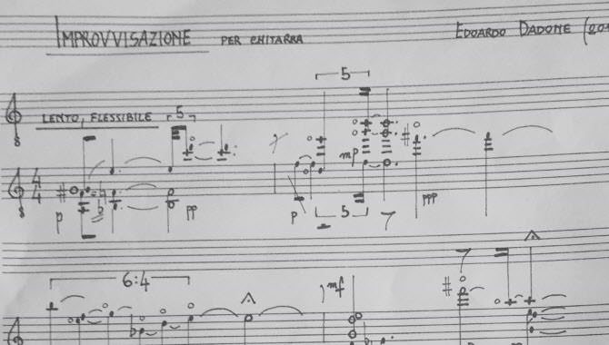 Improvvisazione di Edoardo Dadone