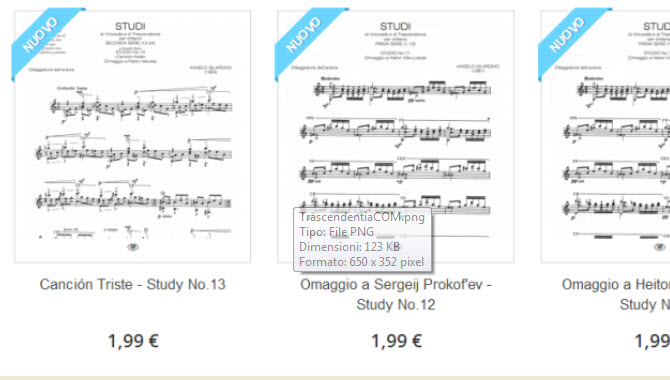 I 60 Studi di Angelo Gilardino disponibili in formato PDF