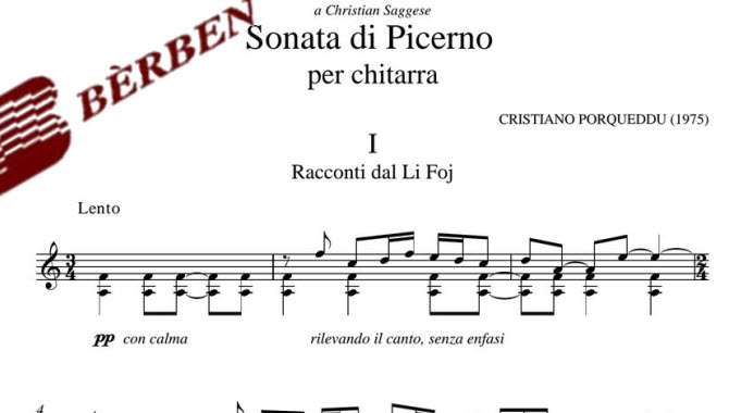 La Sonata di Picerno sarà pubblicata dalle Edizioni Bèrben