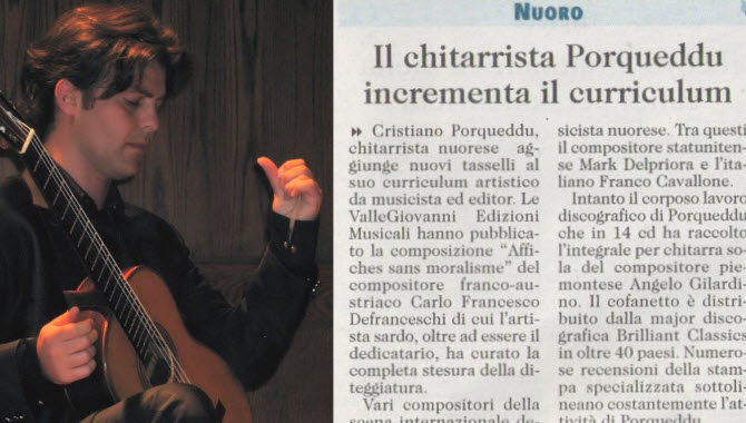 Articolo su L'Unione Sarda per Affiches sans moralisme