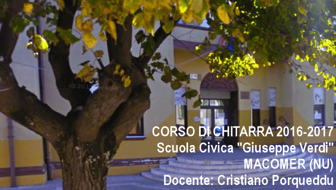 Scuola Civica di Macomer - Corso di Chitarra 2016-2017