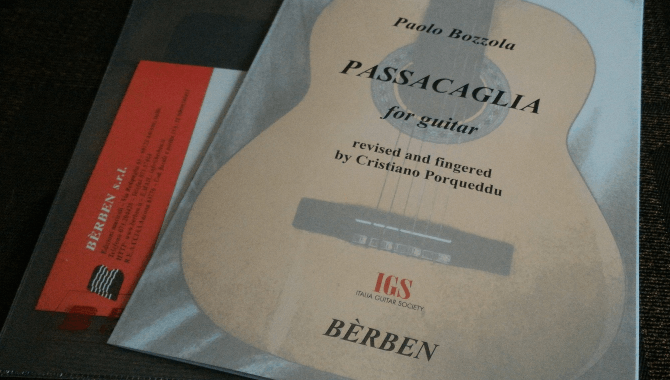 Pubblicazione della Passacaglia di Paolo Bozzola