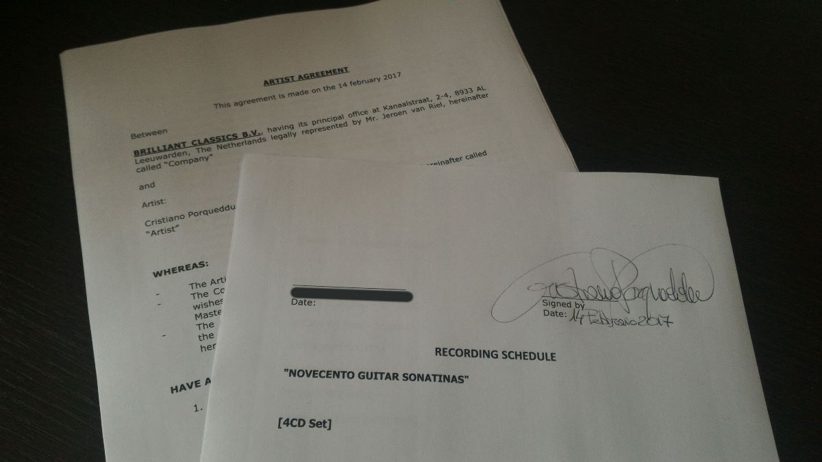 Nuovi contratti discografici 2017-2018