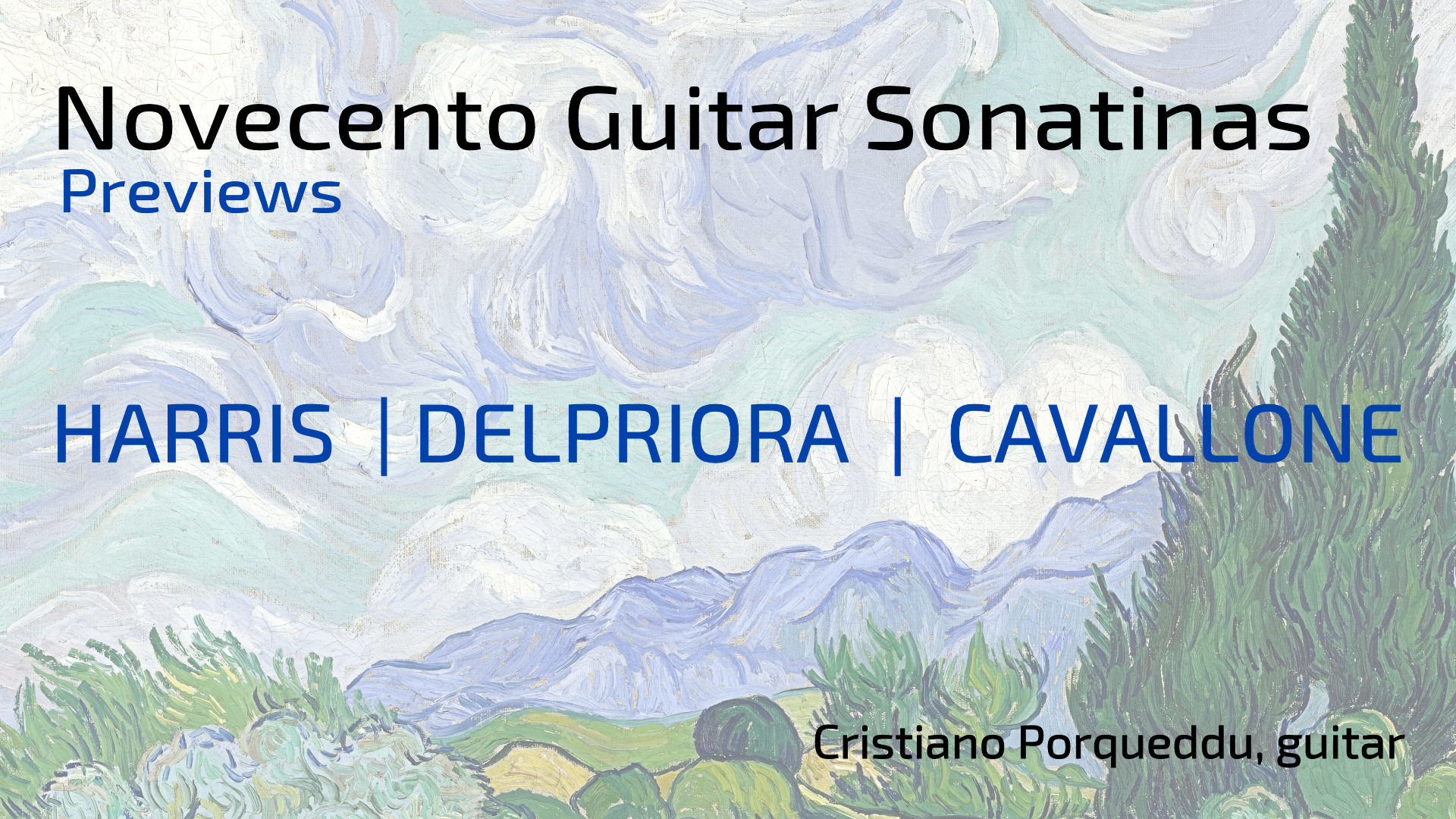Un'anteprima da Novecento Guitar Sonatinas