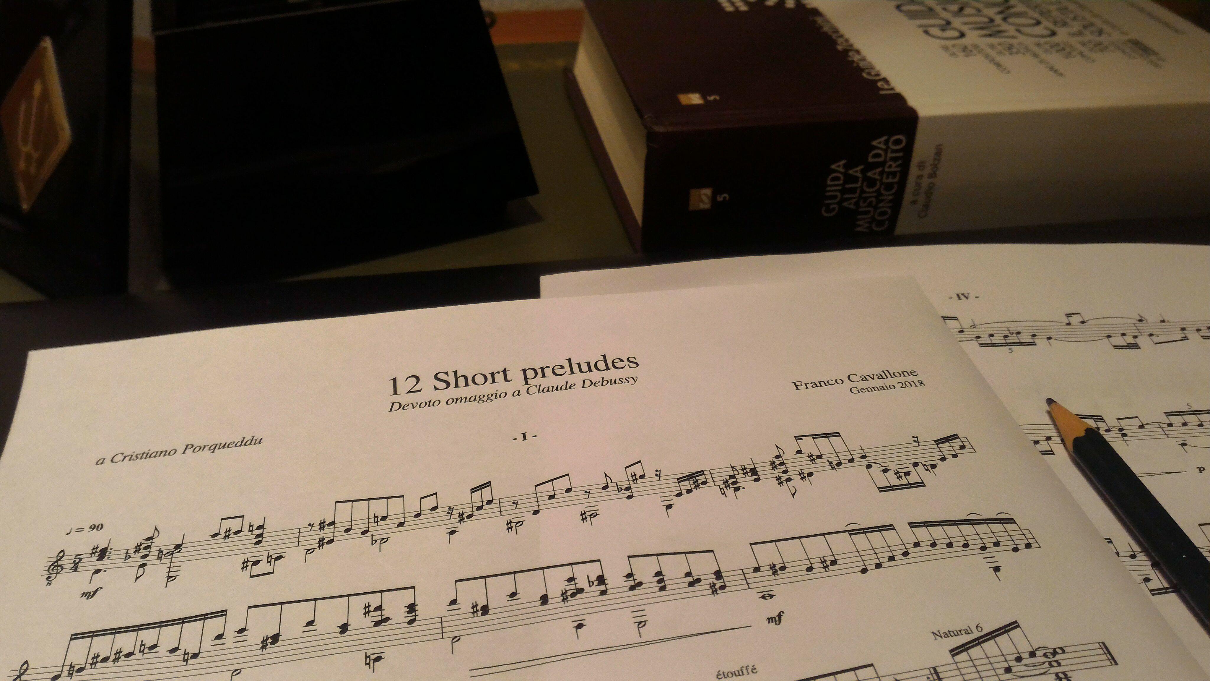 Short Preludes, omaggio a Debussy di Franco Cavallone