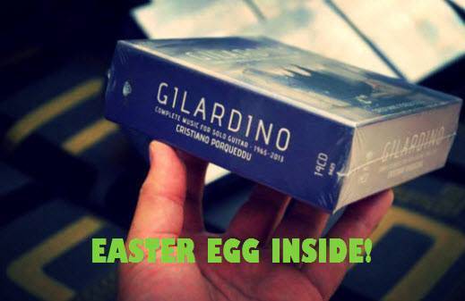 Easter egg nel cofanetto dedicato alla musica di Gilardino