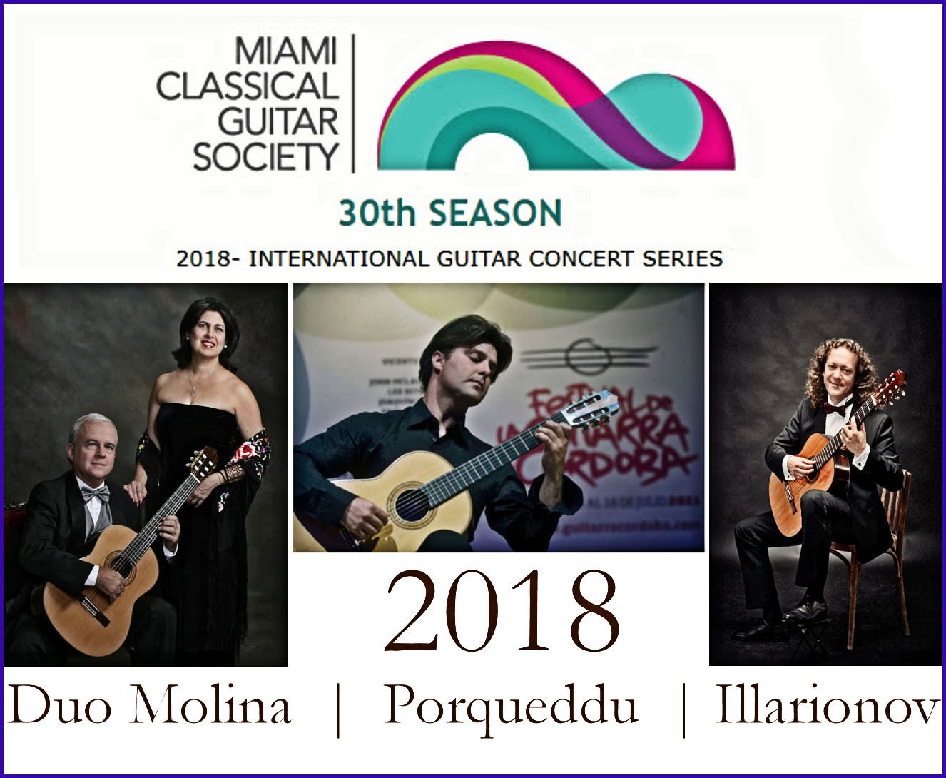 Miami Classical Guitar Society 2018 Concert Series