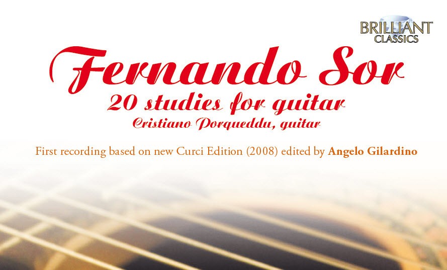 Fernando Sor 20 Studies for Guitar a quota 3.500 copie