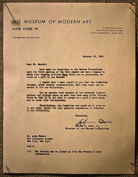 Lettere di rifiuto a Andy Warhol, Sylvia Plath e Kurt Vonnegut