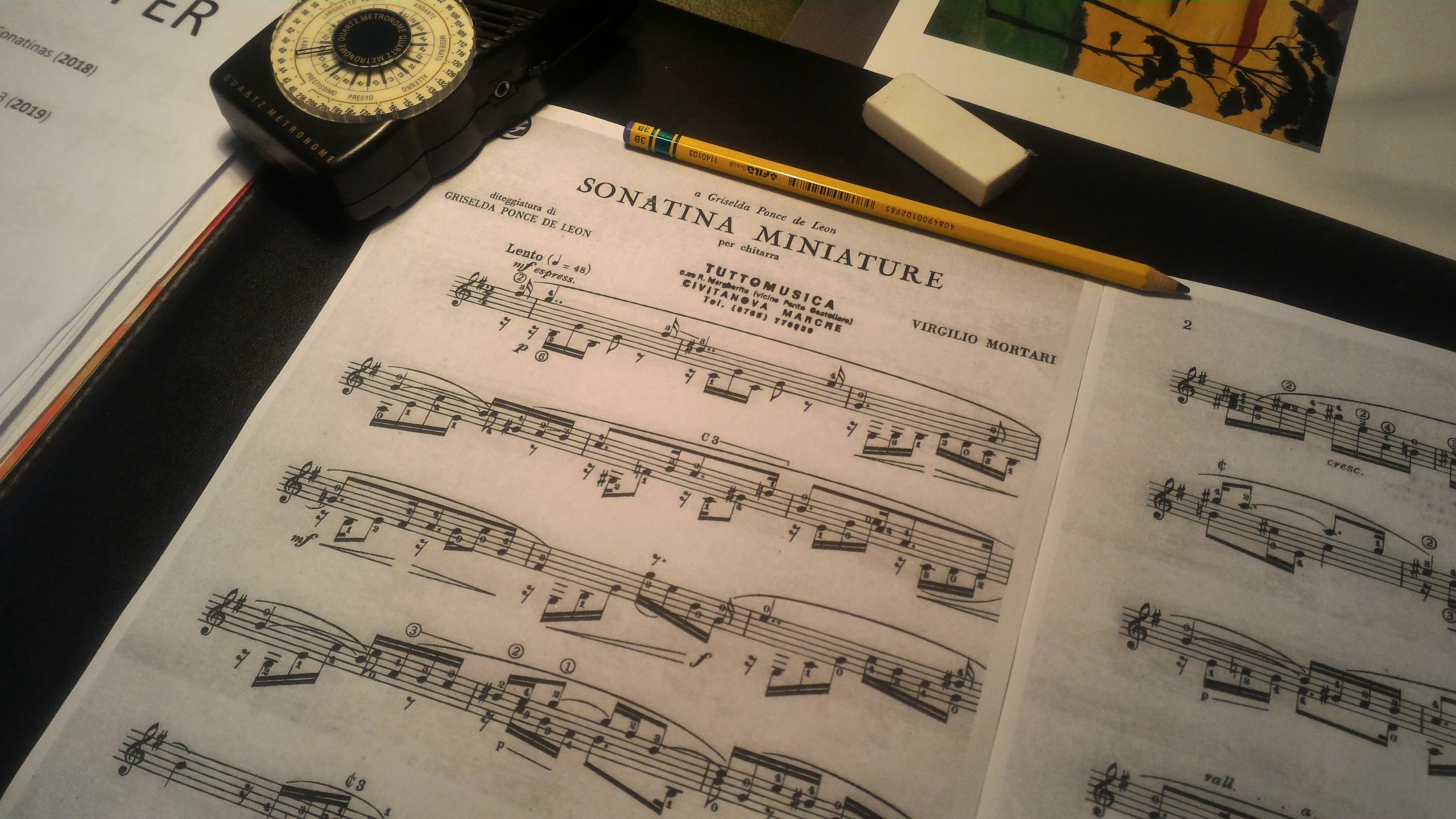 Novecento Guitar Sonatinas, un aggiornamento