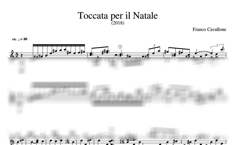 Musica inedita di Cavallone