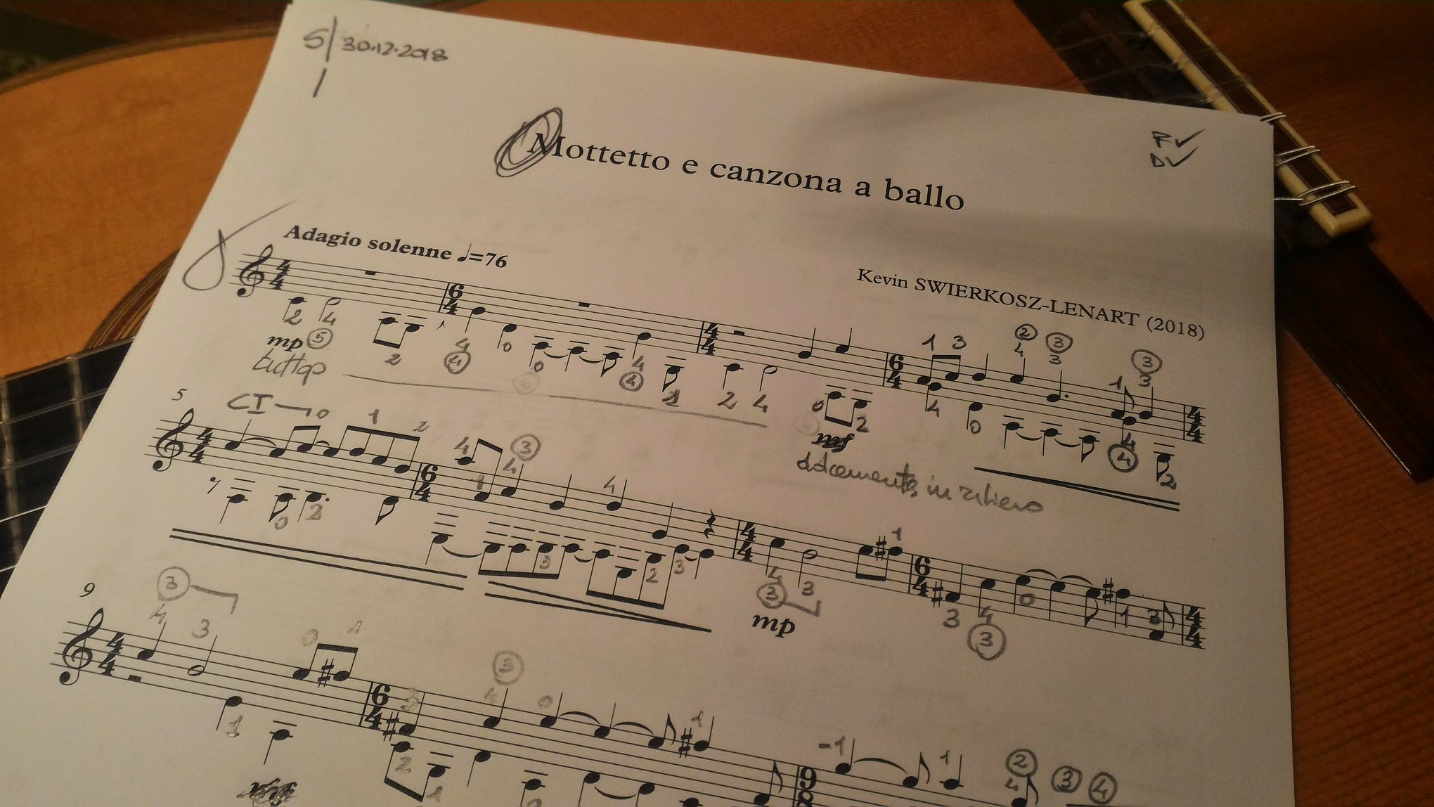 Mottetto e canzona a ballo di Swierkosz-Lenart