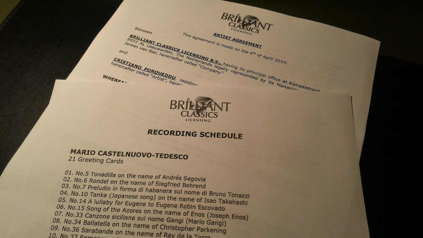 Nuovo contratto con Brilliant Classics