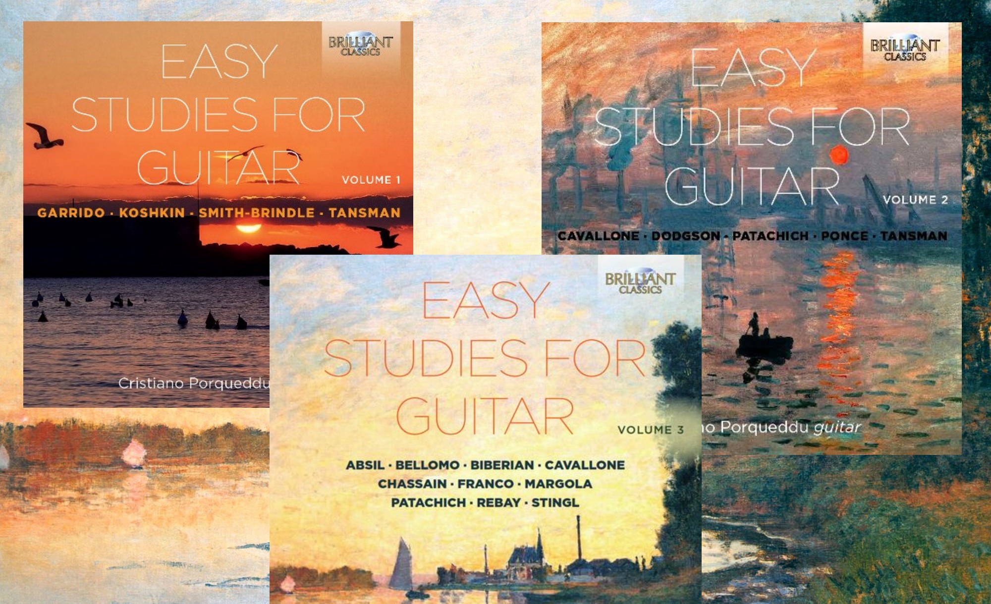 Tutti gli studi della trilogia Easy Studies for Guitar