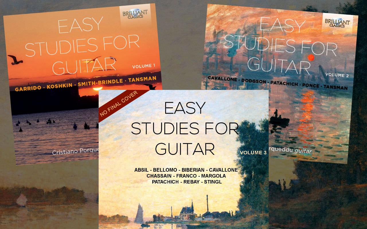 Easy Studies for Guitar. La trilogia completa.
