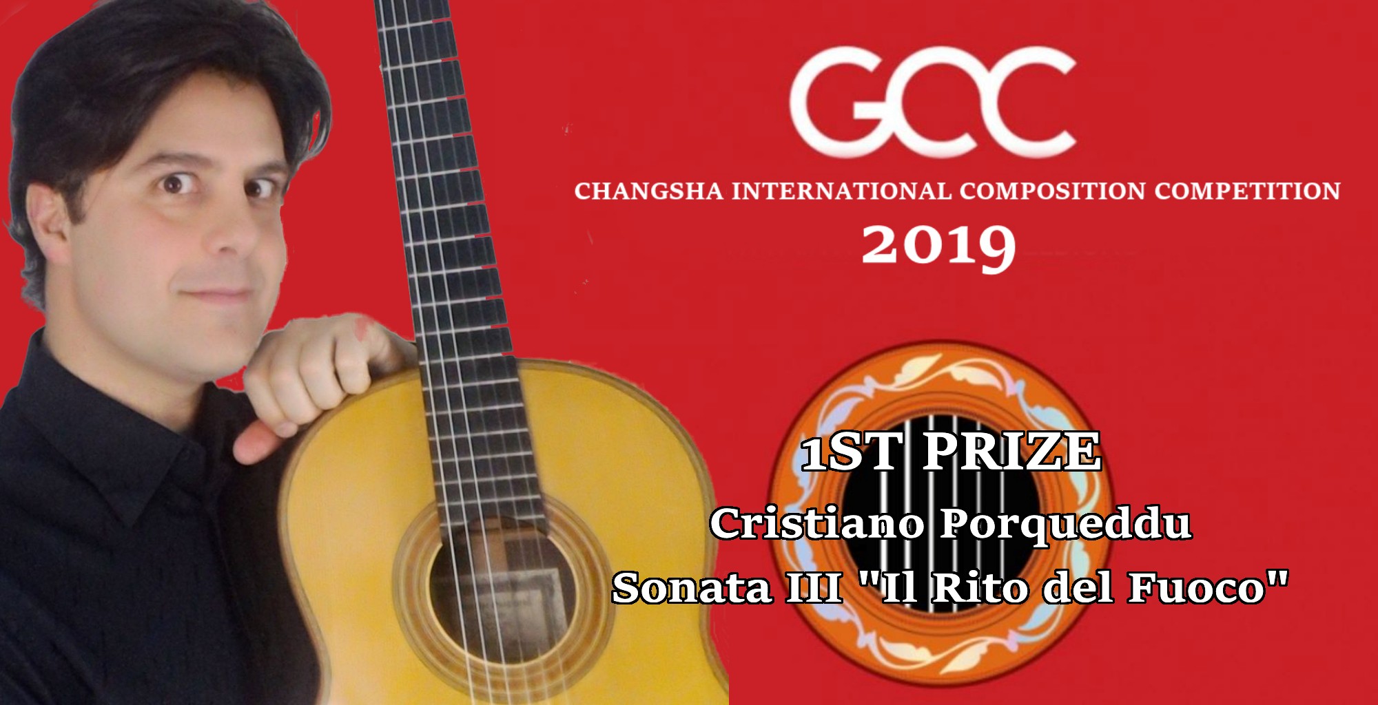 Primo premio al Changsha International Composition Competition 2019