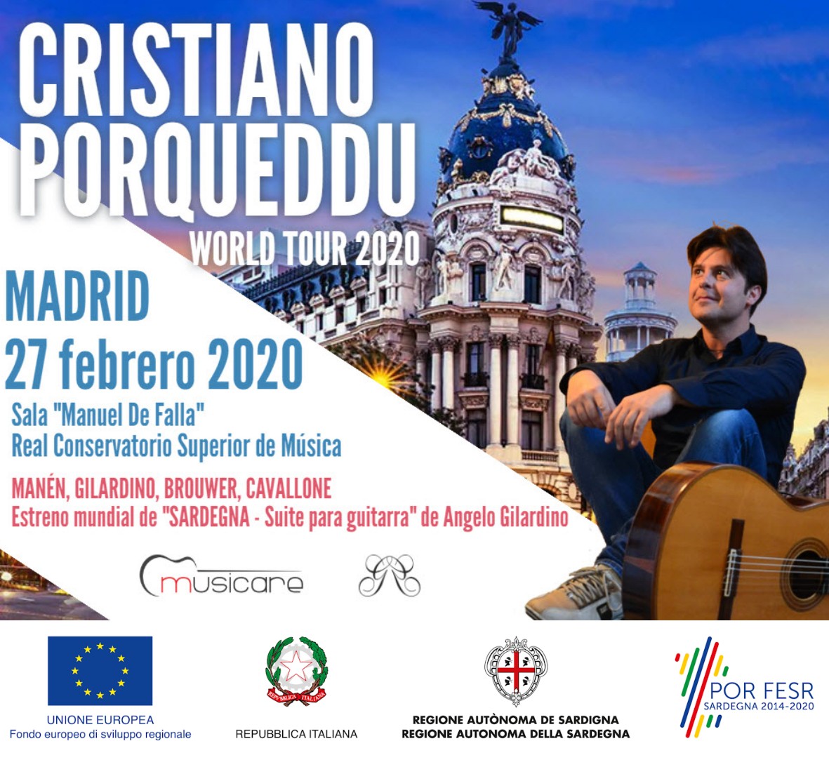 Concerto a Madrid, sala Manuel De Falla