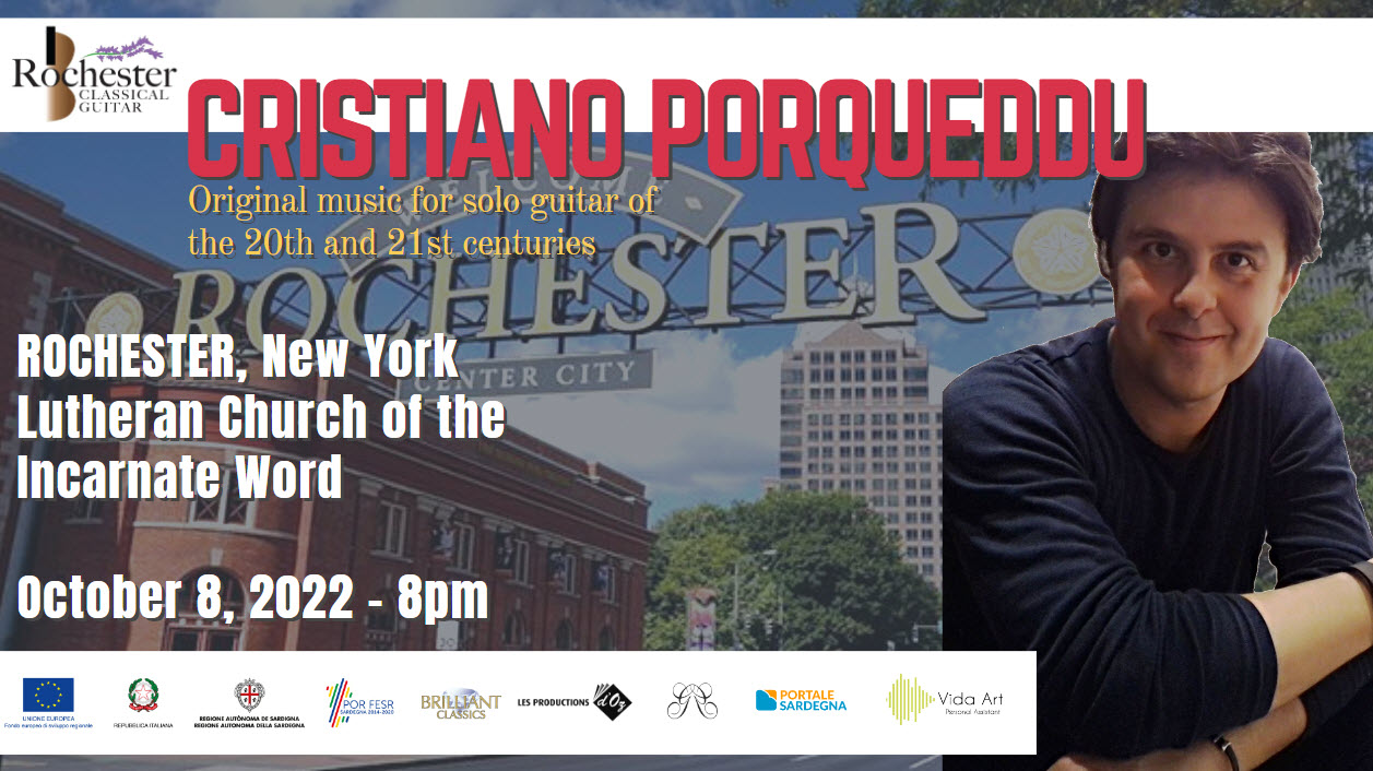 Concerto a Rochester (NY) per la Rochester Classical Guitar