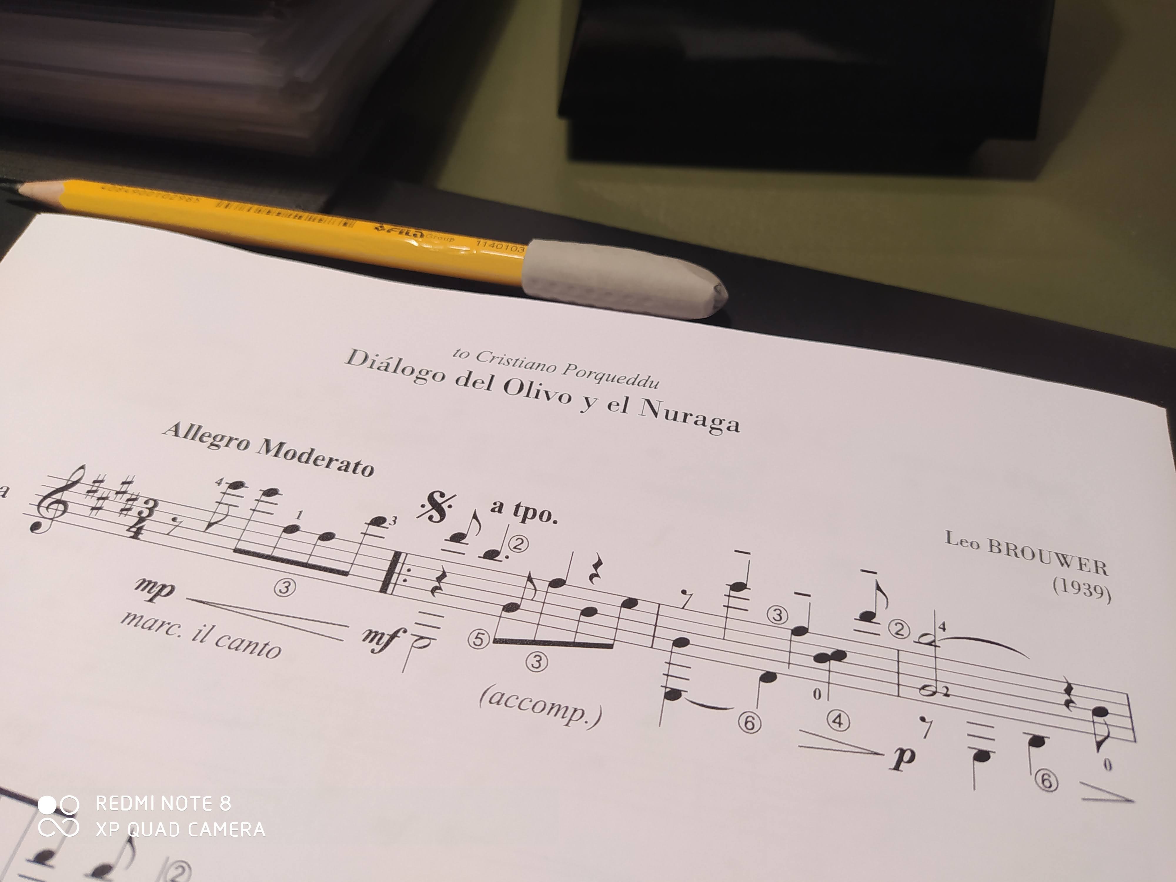 Diálogo del Olivo y el Nuraga di Leo Brouwer