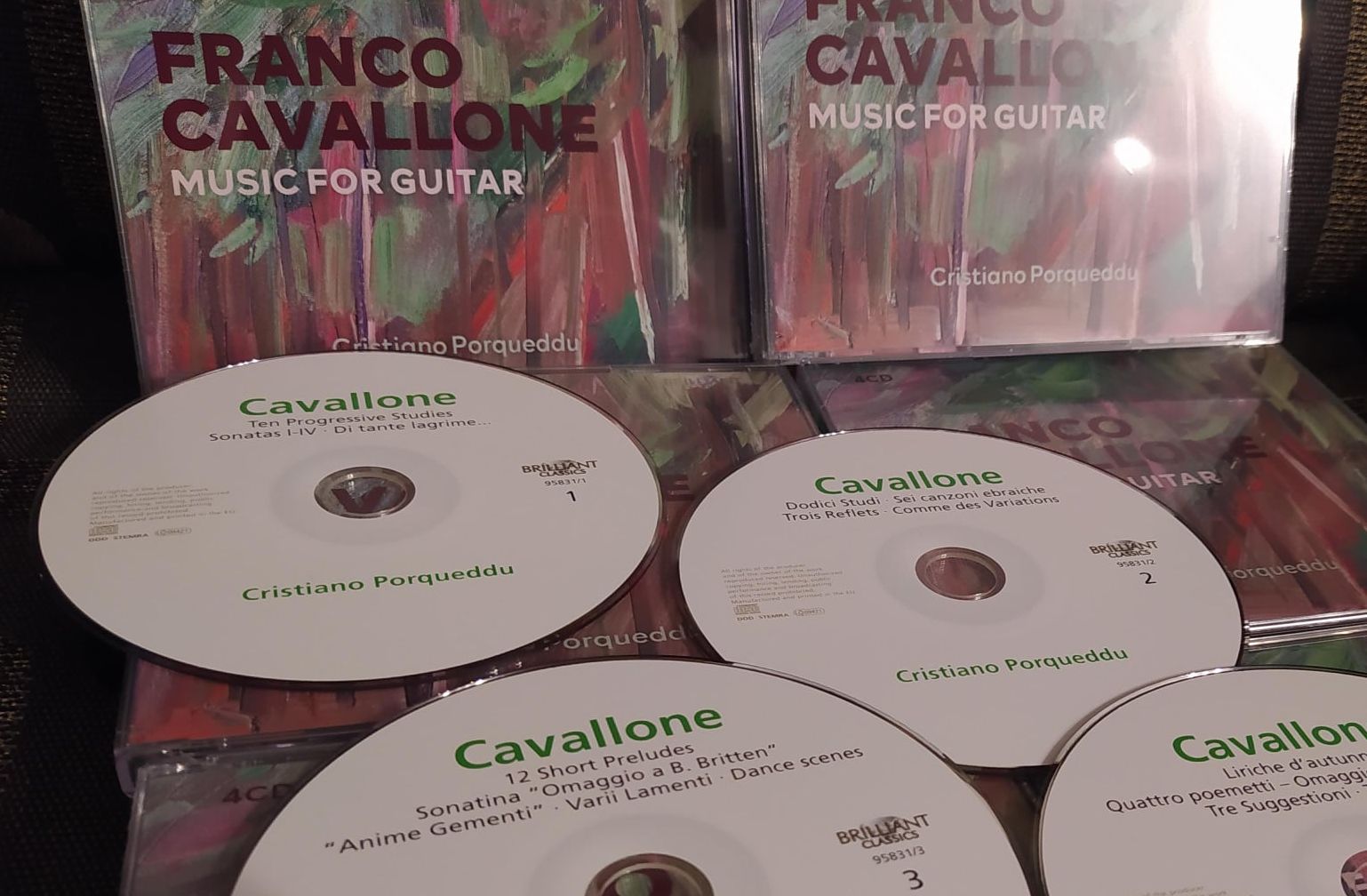 Pubblicato il cofanetto Franco Cavallone Music for Guitar