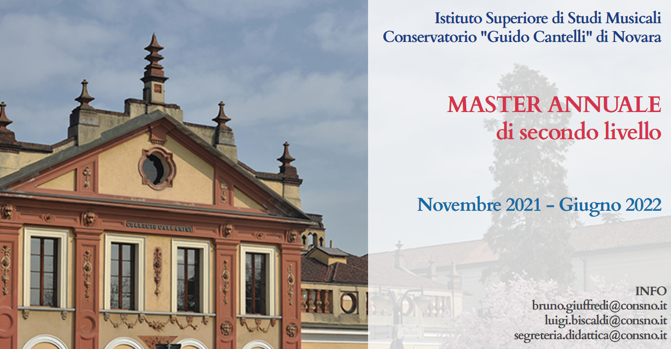 Master annuale di secondo livello a Novara