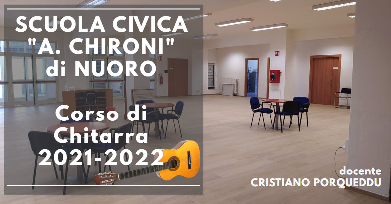 Scuola Civica di Nuoro: la nuova articolazione dei corsi per il 2021-2022