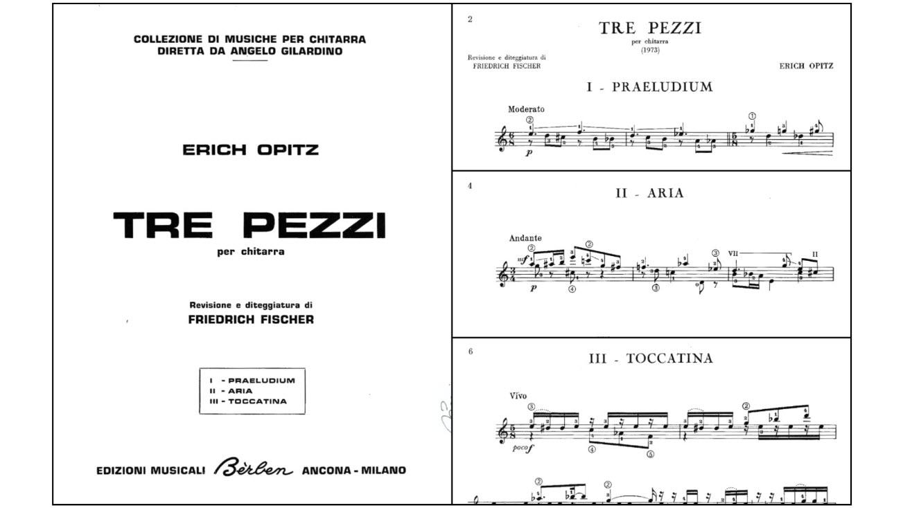 I Tre Pezzi di Erich Opitz