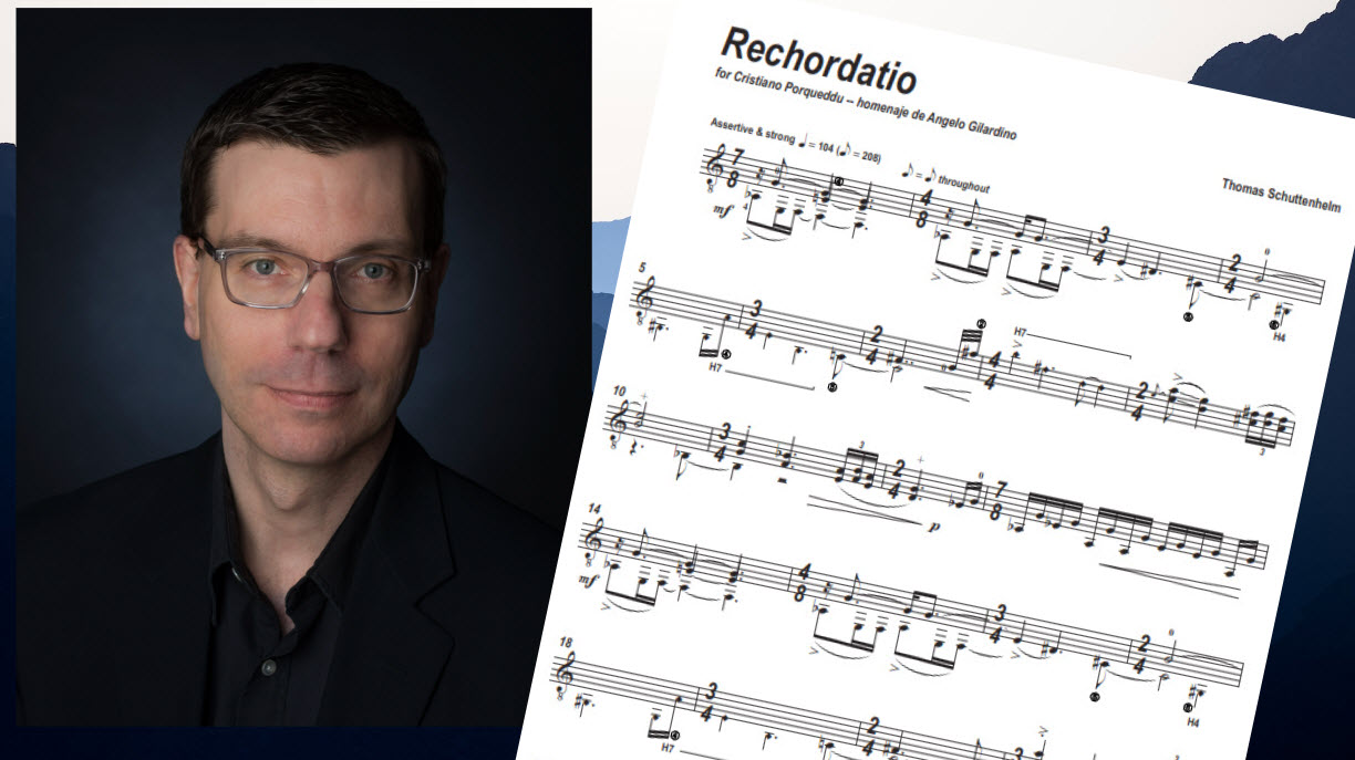 Rechordatio di Thomas Schuttenhelm, una dedica speciale