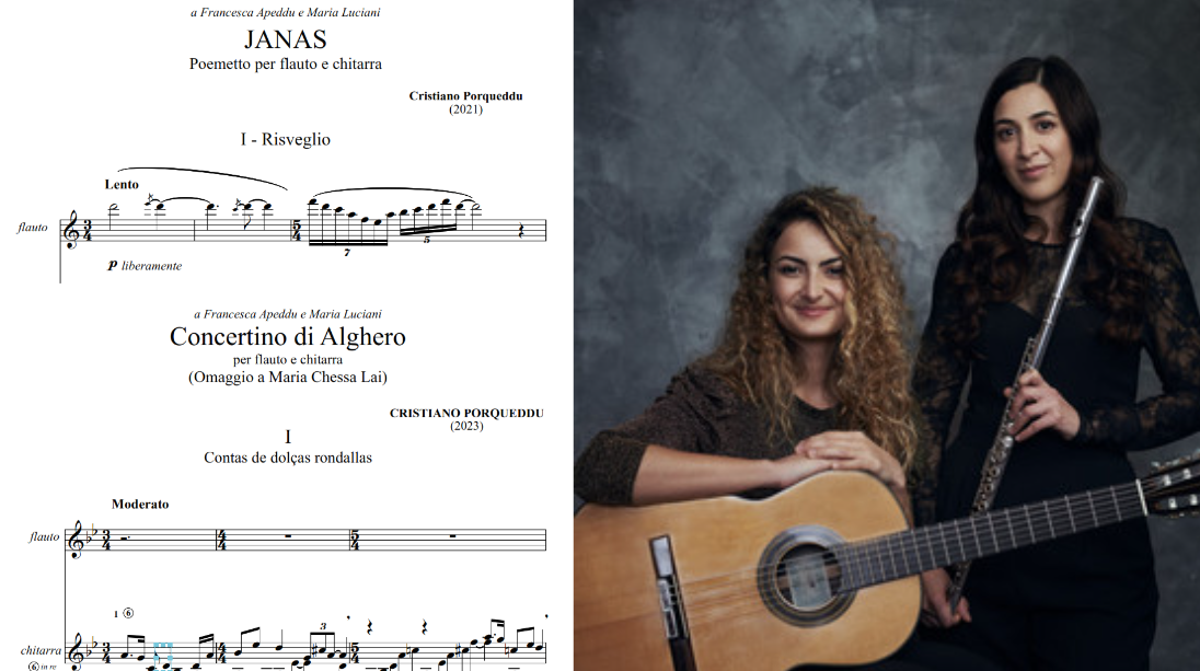 JANAS e Concertino di Alghero dal vivo a Nuoro col duo Cordas et Bentu