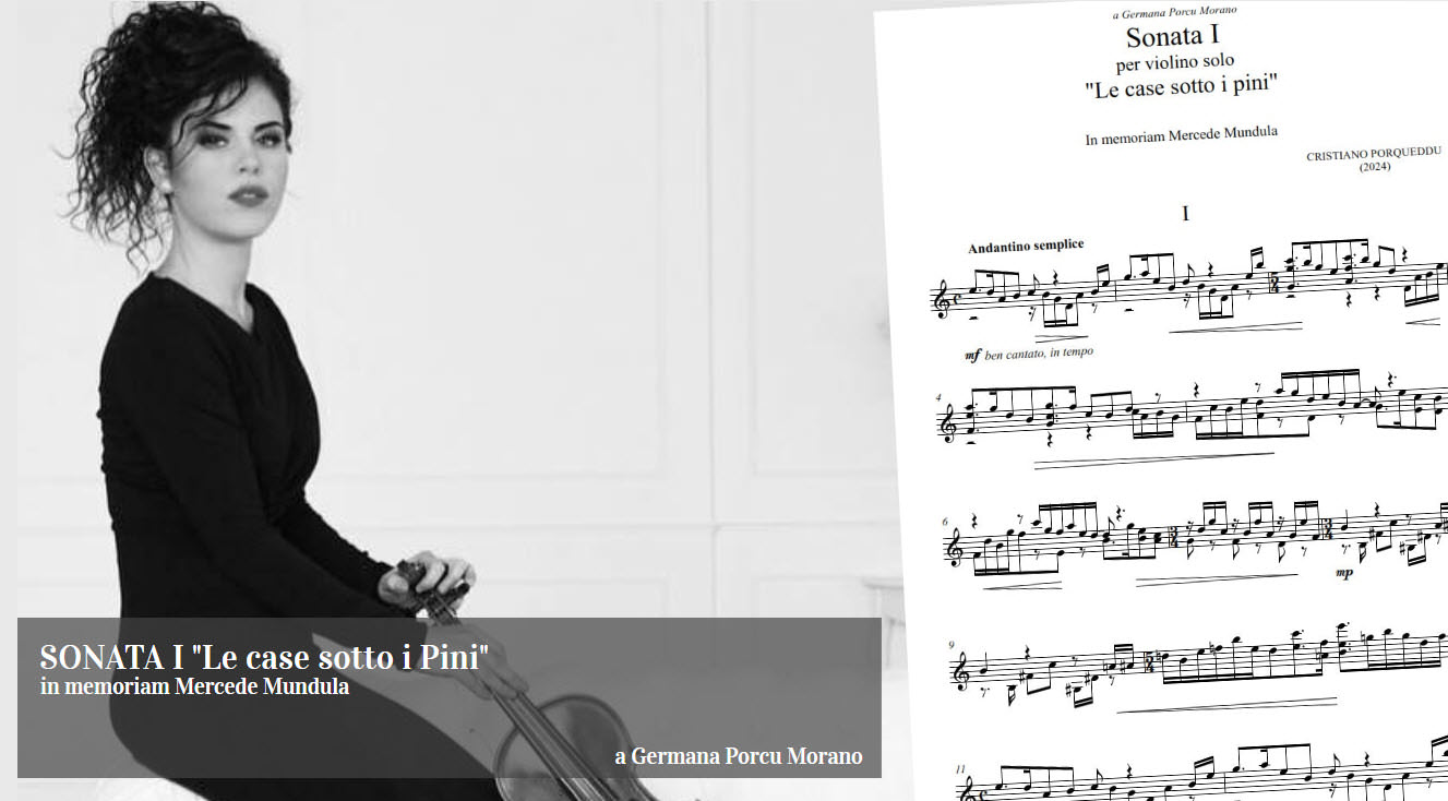 Sonata "Le case sotto i Pini" per violino solo