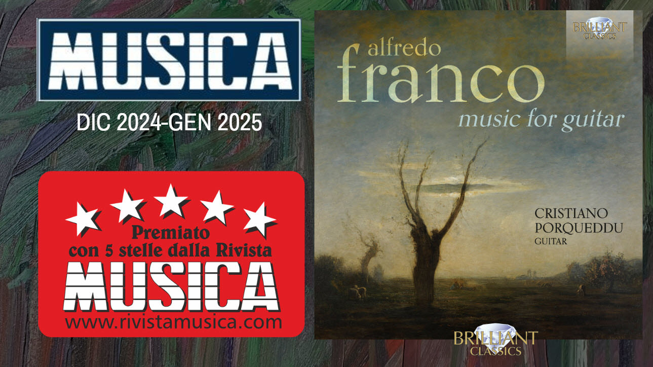 Cinque Stelle su MUSICA per la release dedicata alla musica di Alfredo Franco