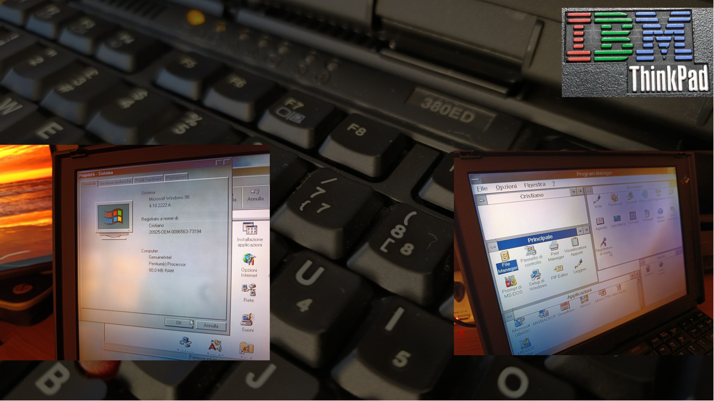 Rinascita di un IBM Thinkpad 380ED
