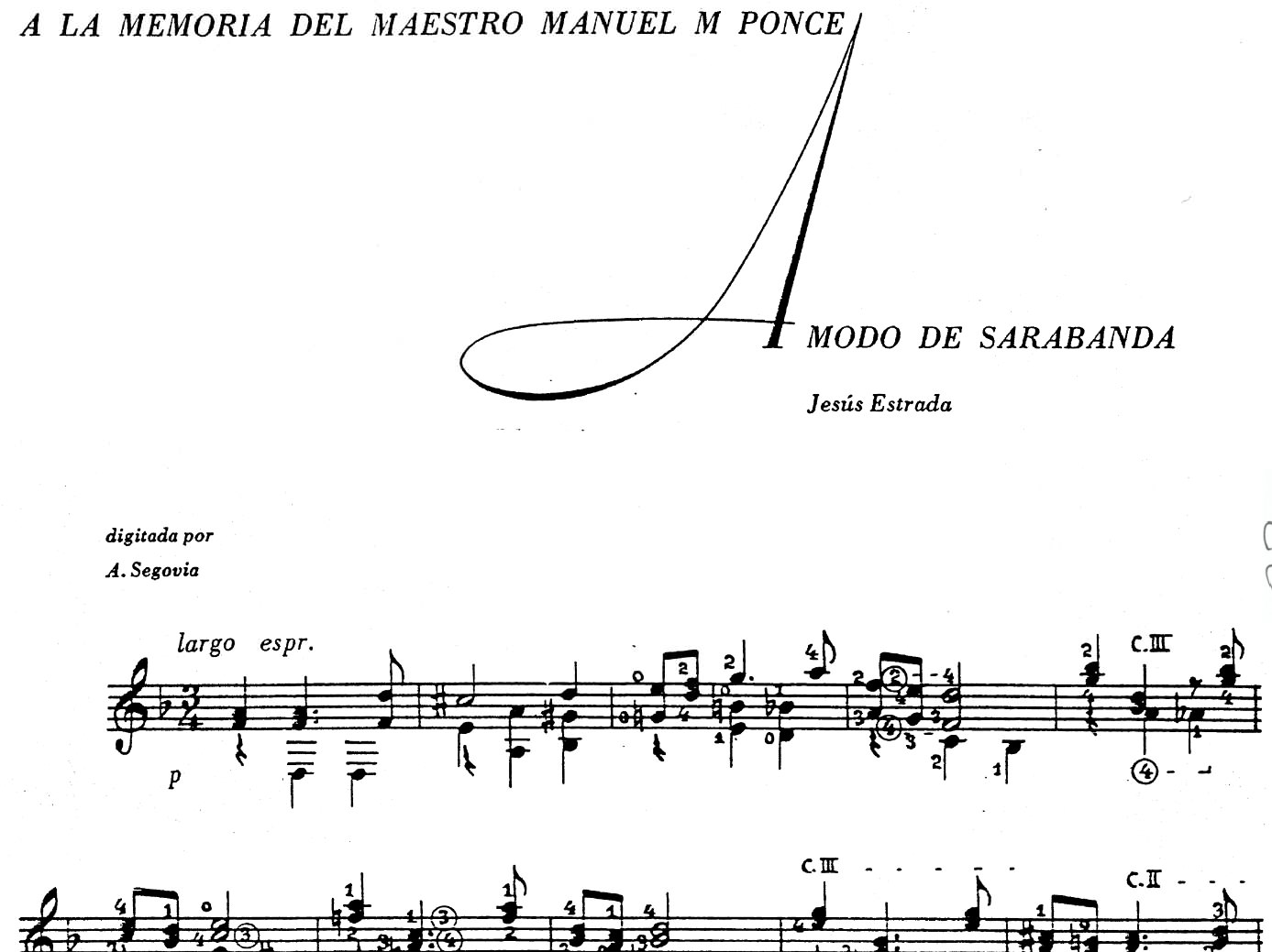 La musica per chitarra di José Jesús Estrada
