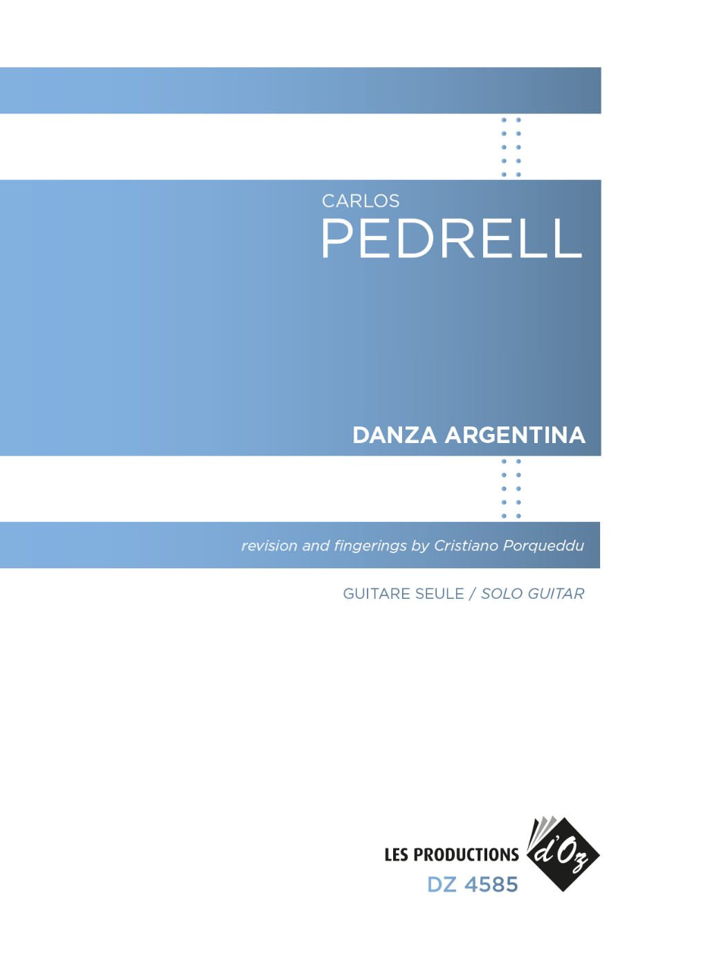 Carlos Pedrell - Danza Argentina - Copertina