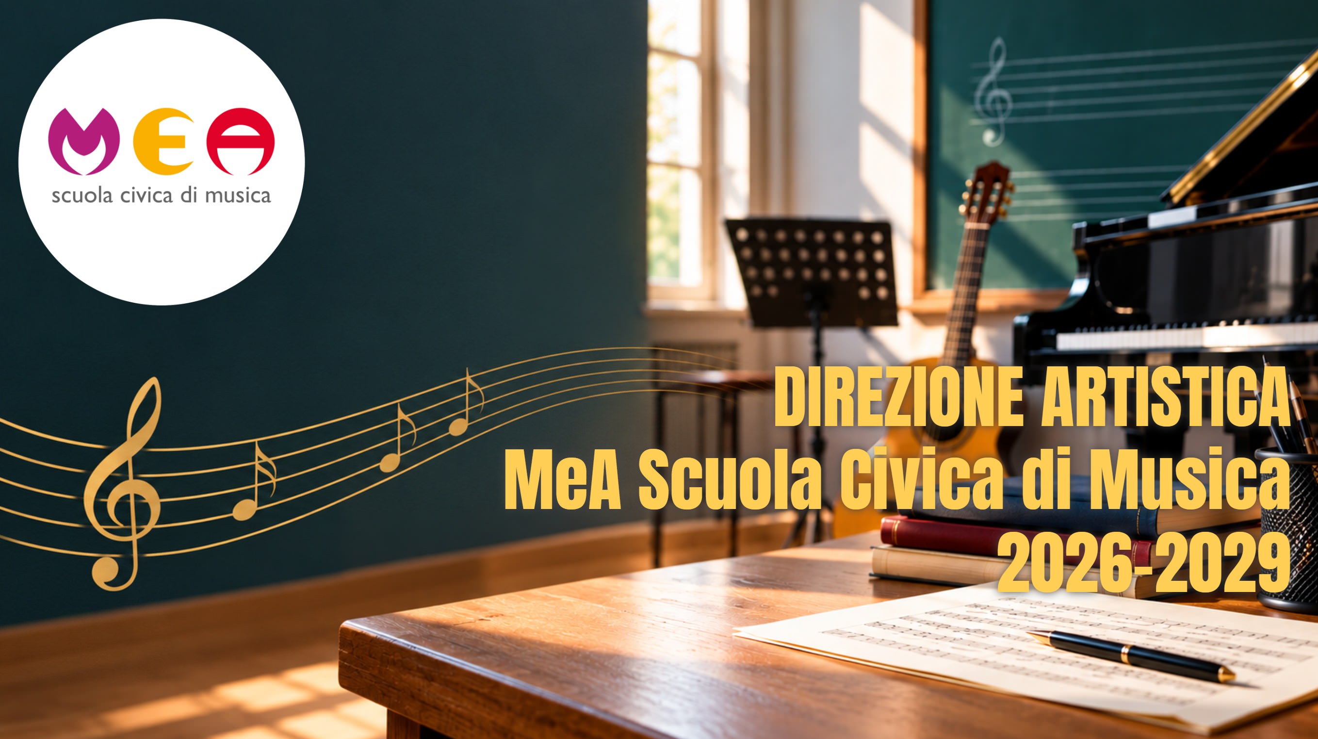 Nomina alla direzione della MeA Scuola Civica di Musica per il 2026-2029