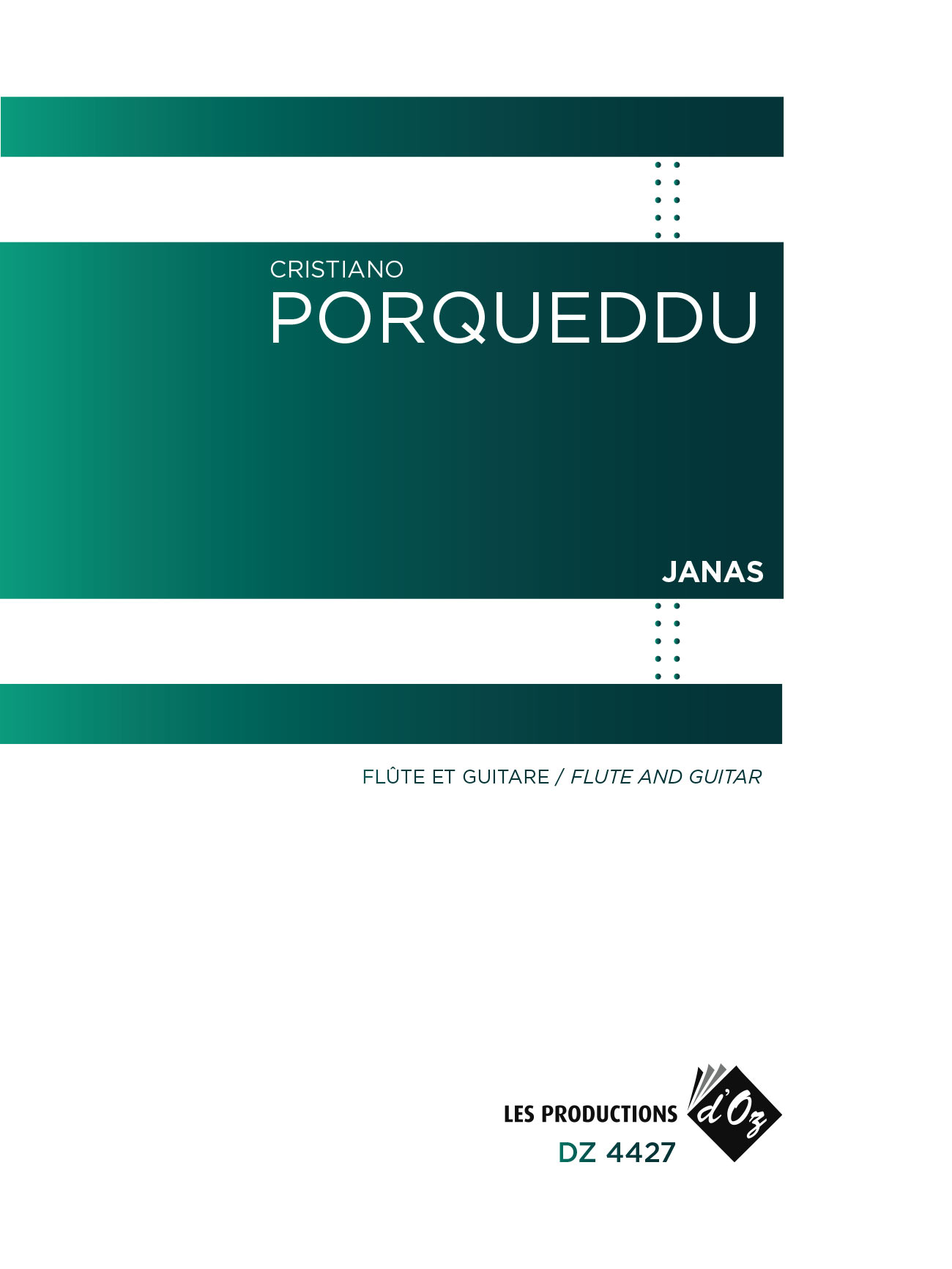 Copertina di Janas – Poemetto per flauto e chitarra