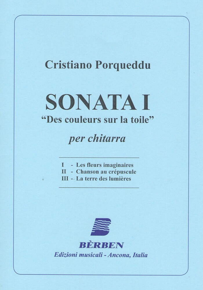 Copertina di Sonata I - “Des couleurs sur la toile”