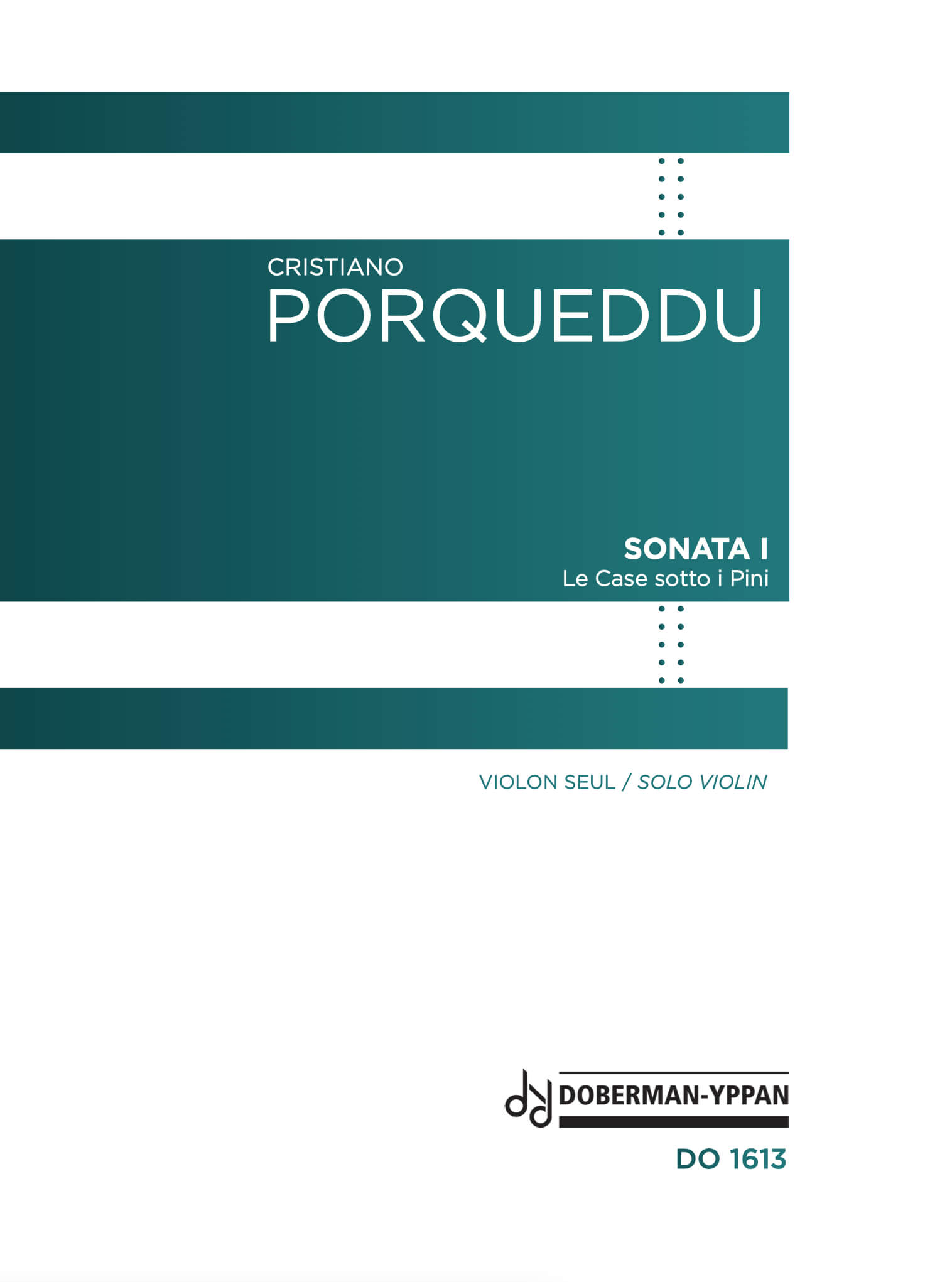 Copertina di Sonata I – Le Case sotto i Pini