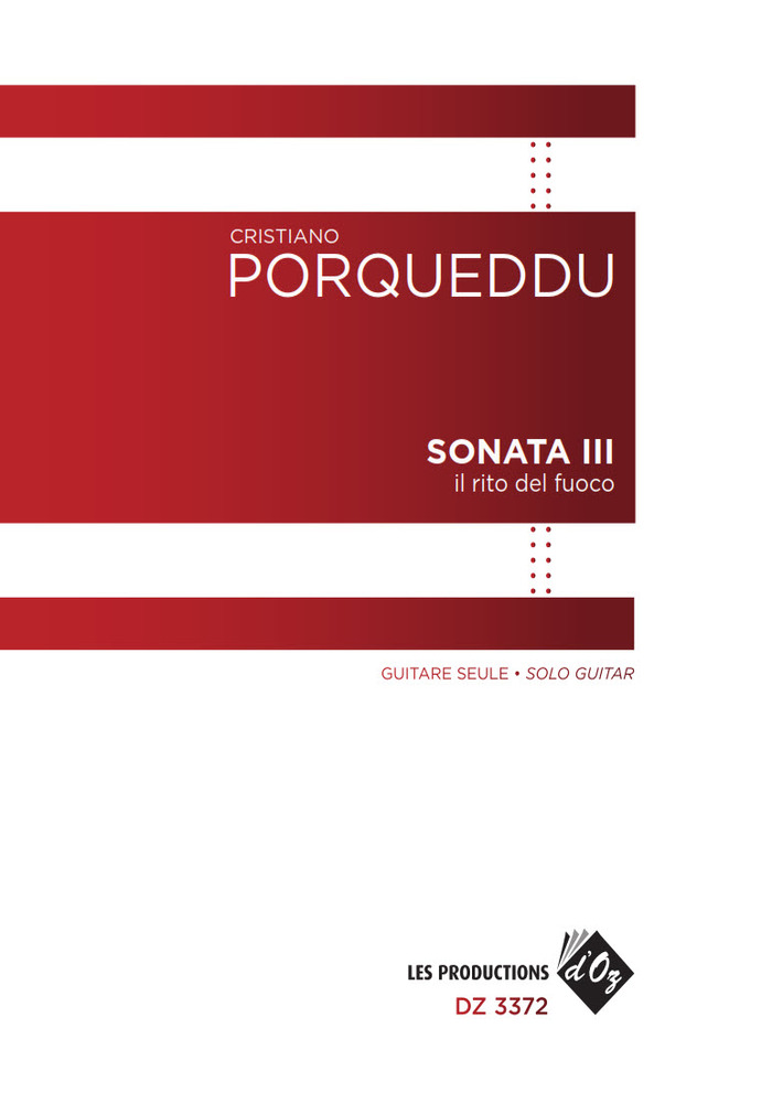 Copertina di Sonata III - "Il Rito del Fuoco"