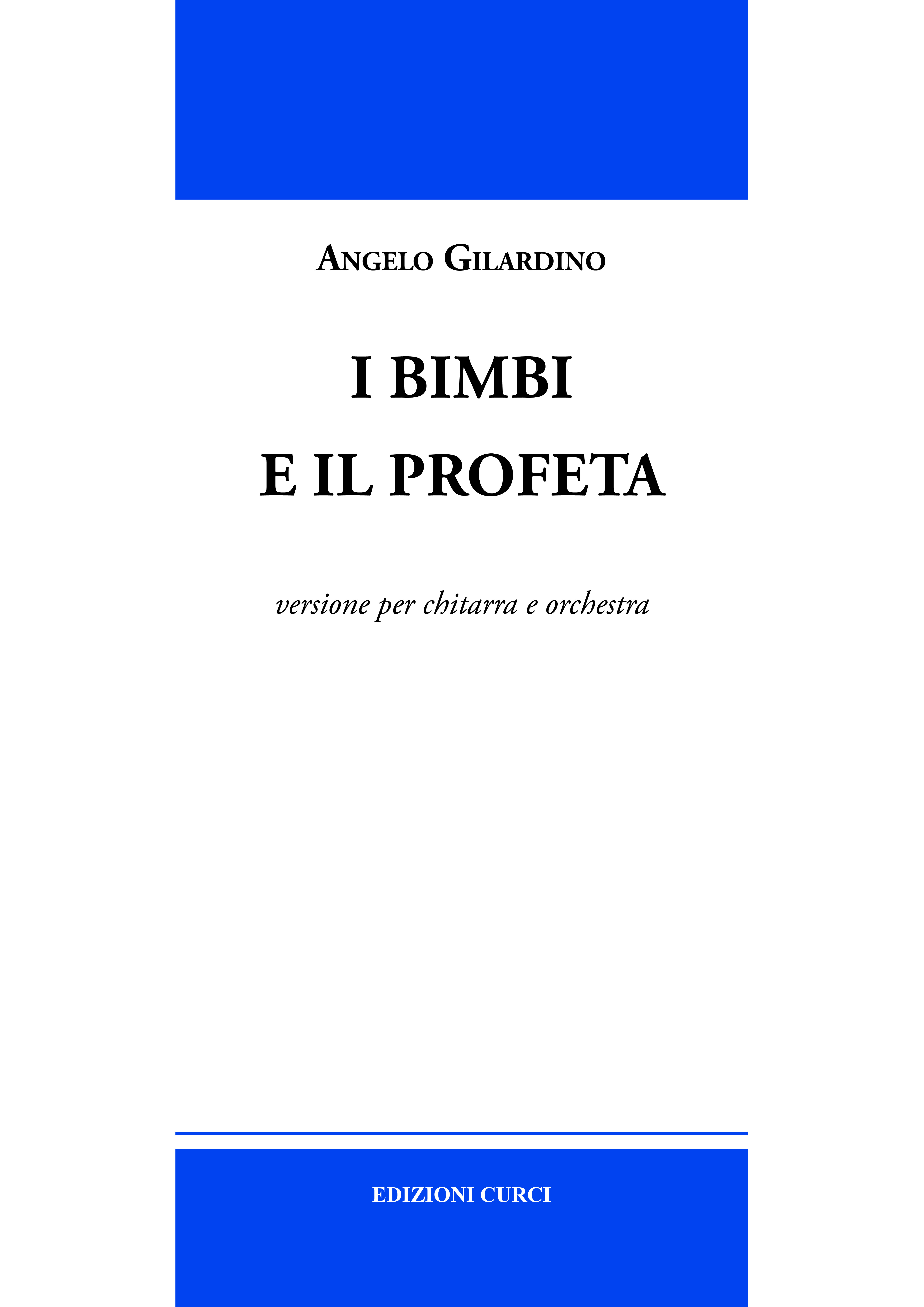 Copertina di I bimbi e il profeta