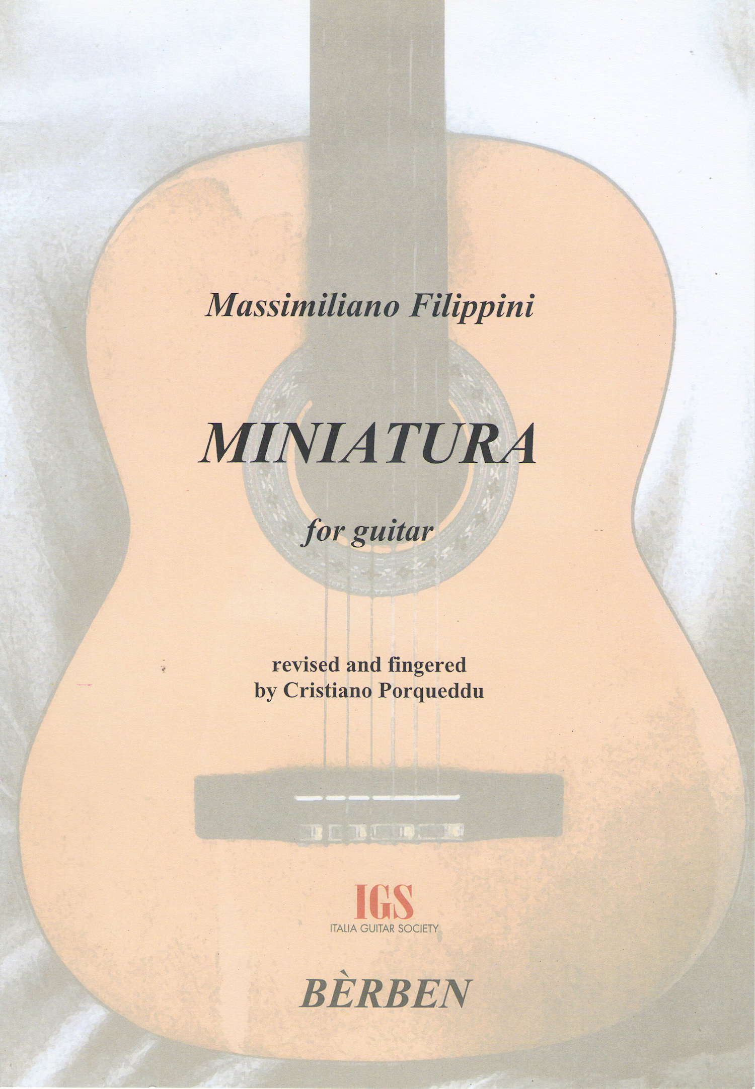 Copertina di Miniatura per chitarra