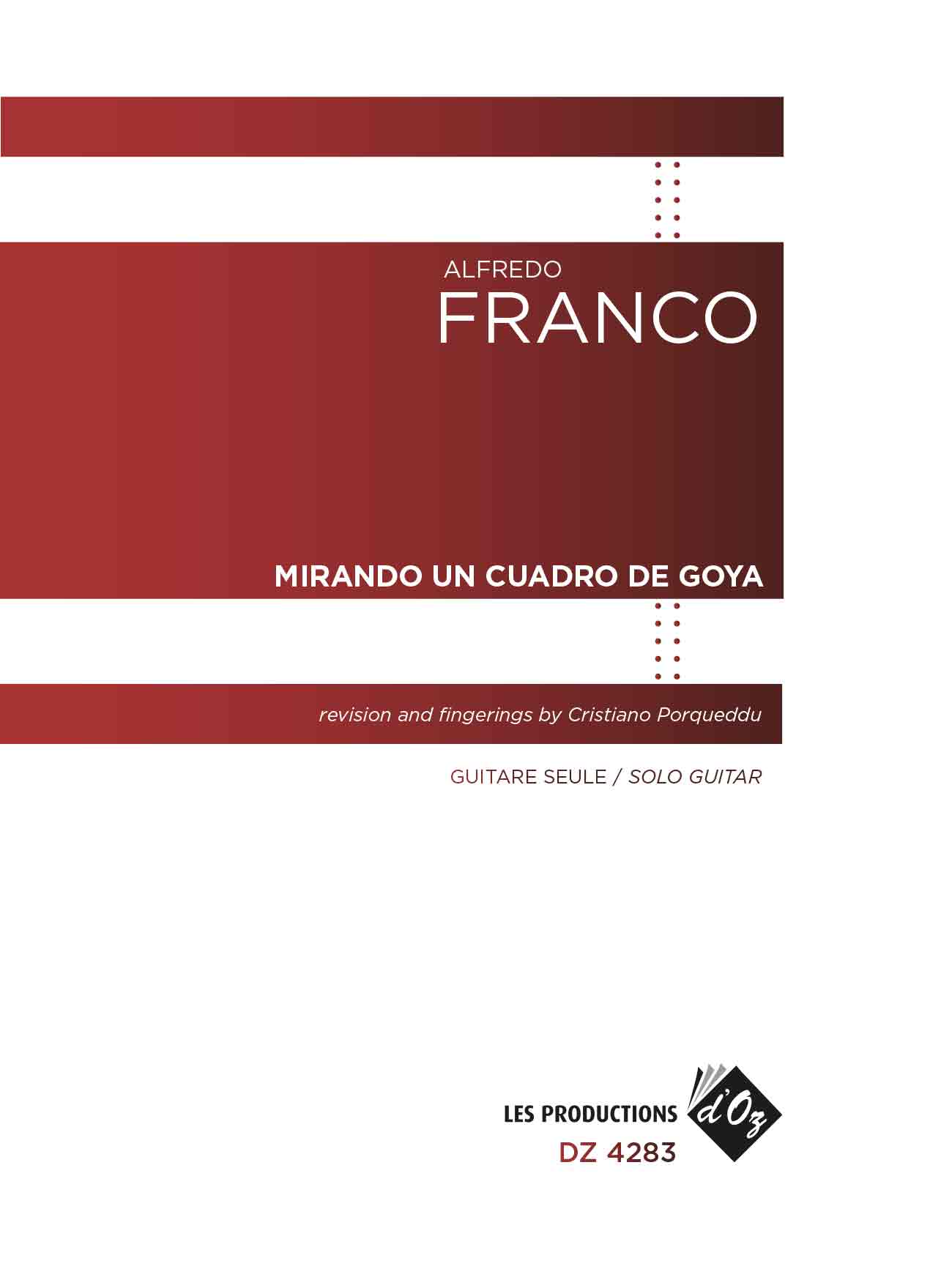 Copertina di Mirando un Cuadro de Goya