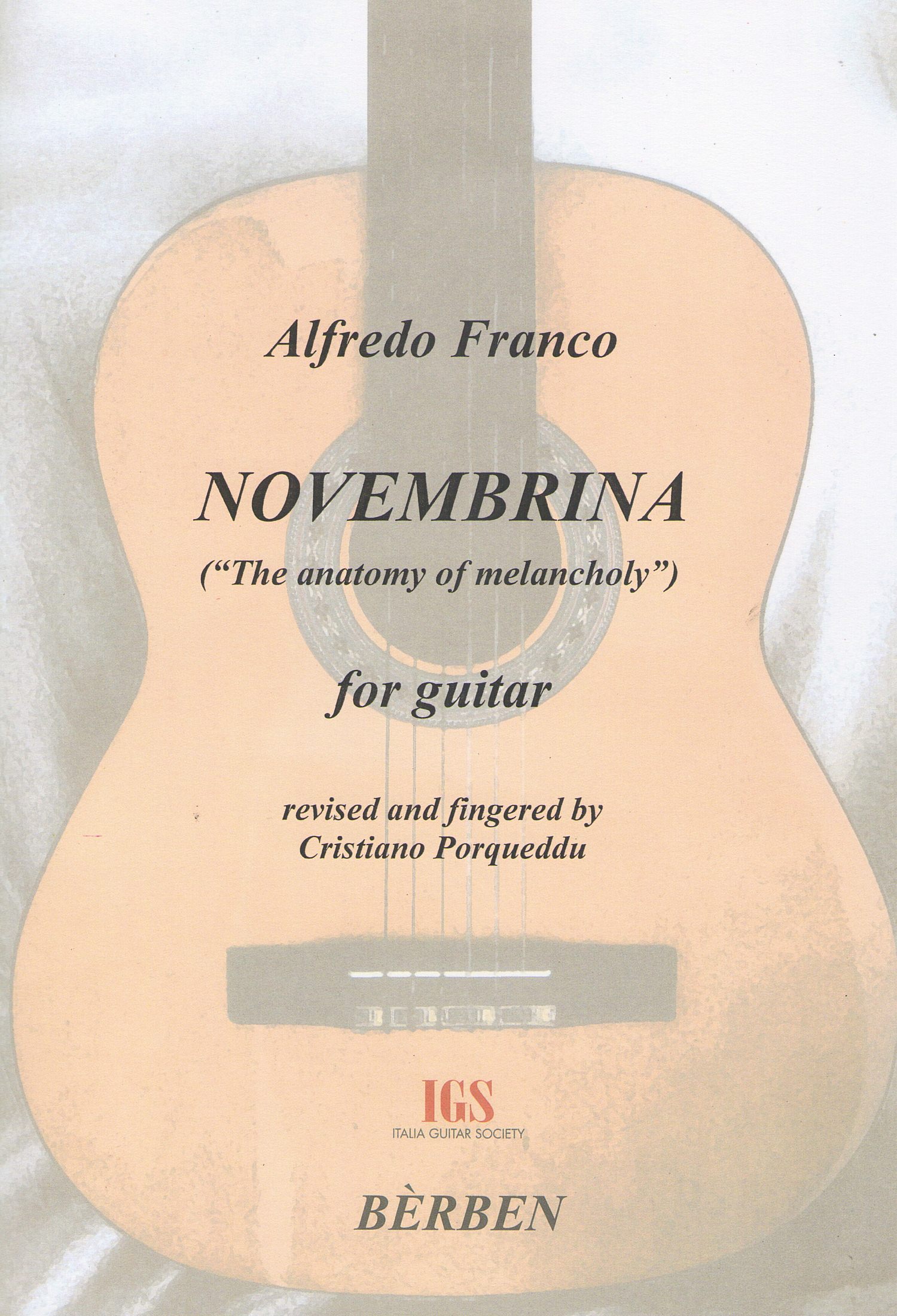 Copertina di Novembrina – “The Anatomy of Melancholy”