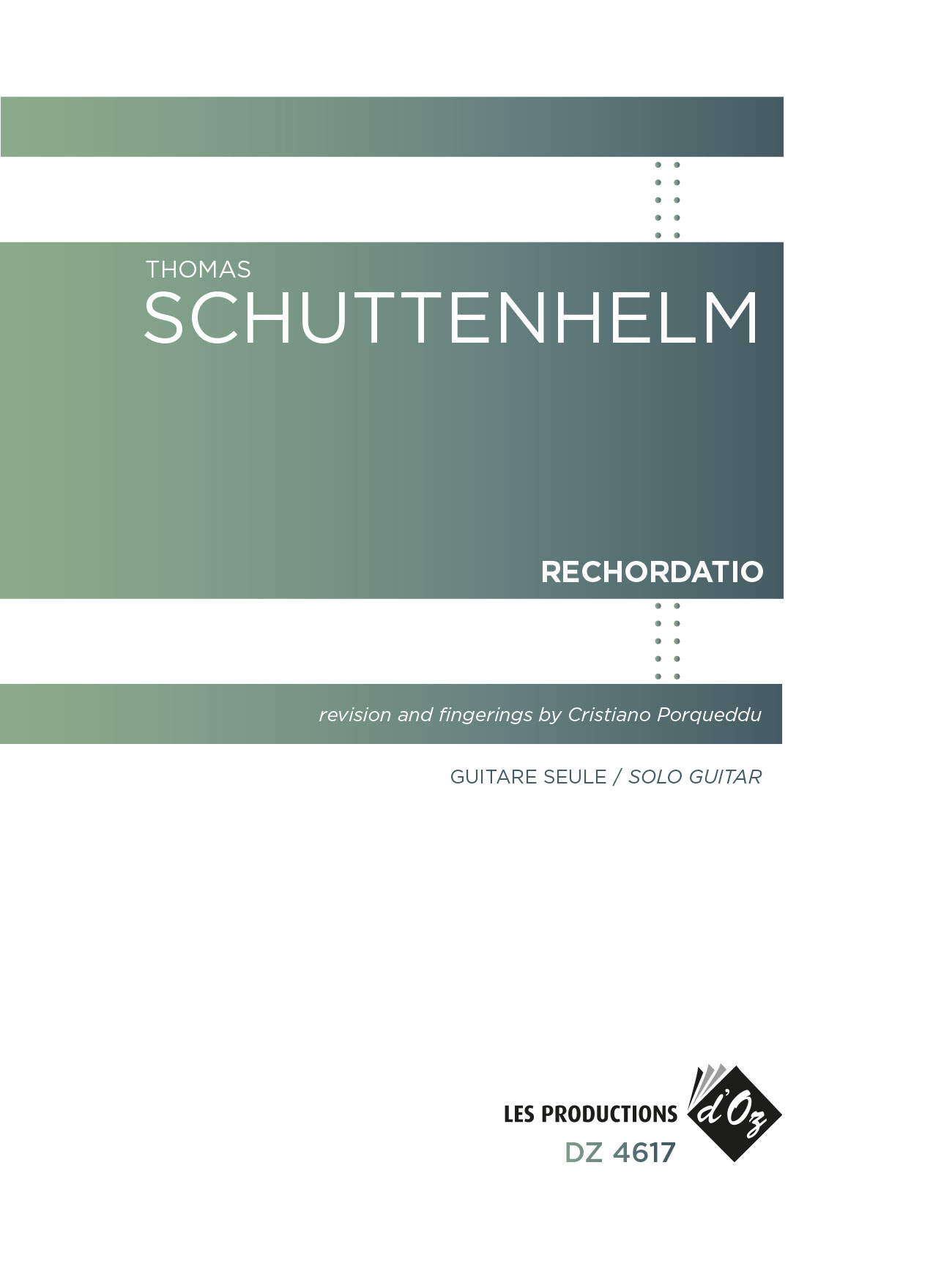Copertina di Rechordatio