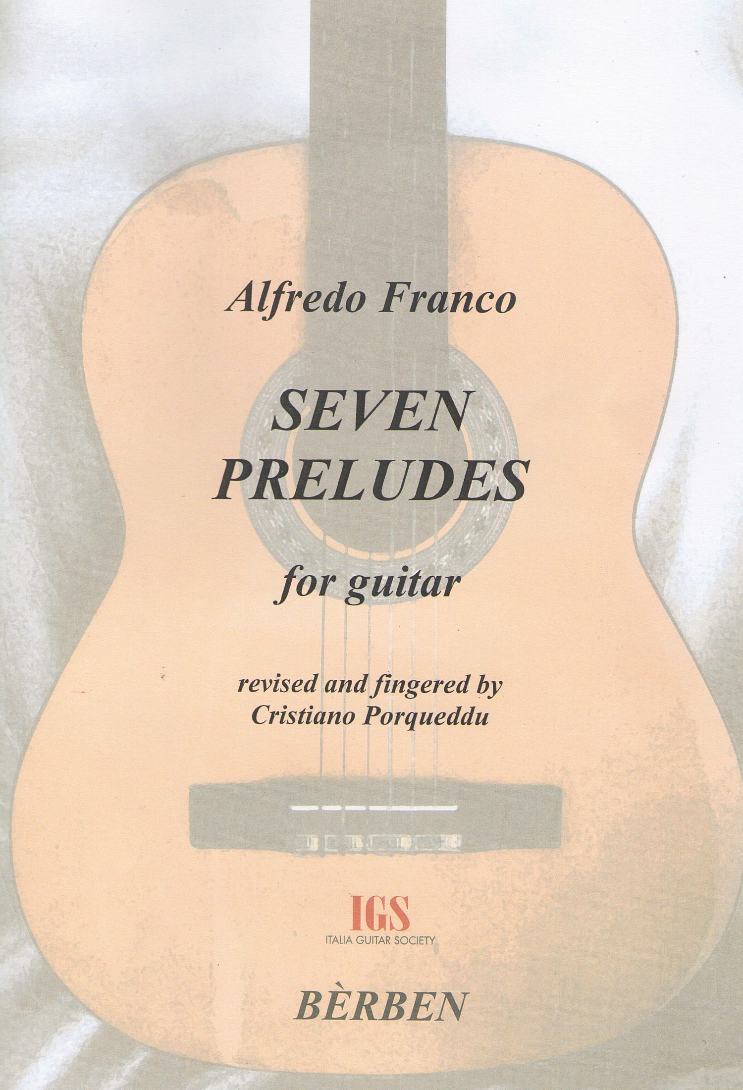 Copertina di Seven Preludes for guitar